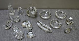 Large Lot of Steuben Glass and Other Items.