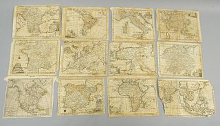 Lot of 12 Early 19th Century Maps