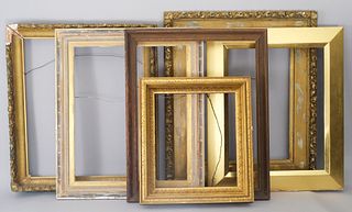Lot of Six Frames of Various Ages and Styles