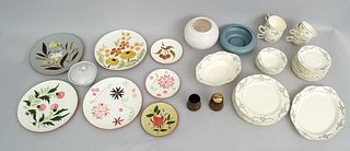 Large Group of American Porcelain and Pottery