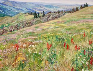 Francis Donald
(American, b. 1947)
Wild Flowers on Vail Mountain, 1998
