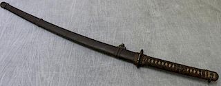 Japanese Sword with Signed Tang.