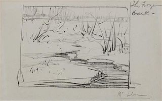 Emily Groom, (Wisconsin, 1876-1975), The Frozen Creek, 1918