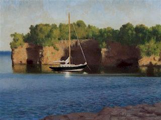 James Prohl, (Wisconsin, b. 1956), Sailboat, 1986