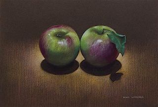 Doris Wokurka, (Wisconsin, 1929-1986), Two Apples