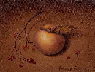 * Patrick Farrell, (Wisconsin, b. 1945), Peach and Berries, together with a signed copy of The Art of Patrick Farrell
