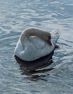 Helen Rundell, (American, b. 1953), The Swan, 1986