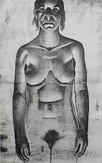 Alfred Leslie, (American, b. 1927), Nude Woman, 1992