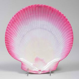 Set of  Fourteen Wedgwood Porcelain Pink Shell Plates