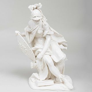 Nymphenburg Porcelain Figure of Athena