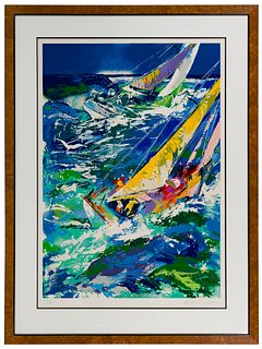 LeRoy Neiman (American, 1921-2012) 'High Seas' Serigraph