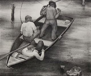 Wilfred Readio, (American, 1895-1961), Quiet Water No. 2