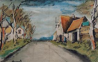 After Maurice de Vlaminck, (French, 1876-1958), La Route, 1958