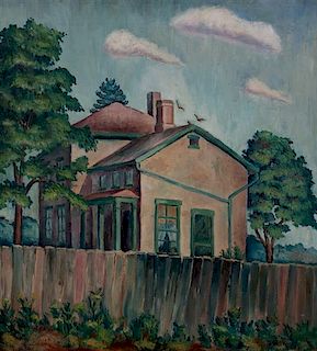 Edward Ferguson, (American, b. 1914), Country Home, 1932