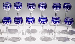 Waterford 'Clarendon Cobalt' Hock Wine Glass Collection