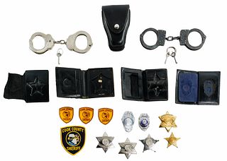 Badge and Handcuff Assortment