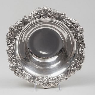Tiffany & Co. Silver Bowl with Clover Rim