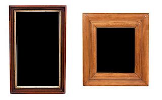 Two American Mirrors Larger 30 x 19 inches.