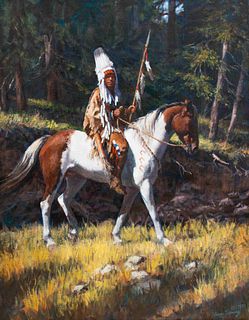 Susan Terpning
(American, b. 1953)
Blackfoot Chief, 1999