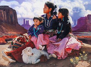 Brad Schmidt
(American, b. 1956)
Three Young Girls, 2005