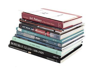 A Group of Books Pertaining to Glass and Ceramics