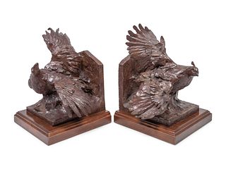 Sandy Scott
(American, b. 1943)
Pair of Partridge Bookends, edition 3/65