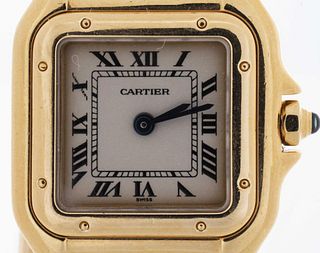 Cartier 18K Yellow Gold Panthere Mini Ladies Watch