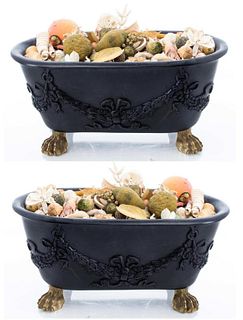Neoclassical Style Jardiniere with Potpourri, Pair
