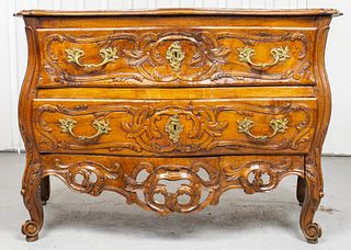 Louis XV Provincial Fruitwood Commode