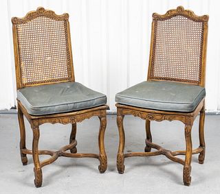 Continental Rococo Style Side Chairs