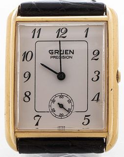Vintage Gruen Gold-Tone Stainless Steel Watch