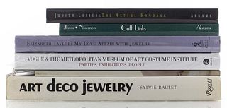 Books on Fashion, Jewelry, Etc., Group of 6