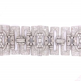 Art Deco 35.00 Ct. Diamond Bracelet