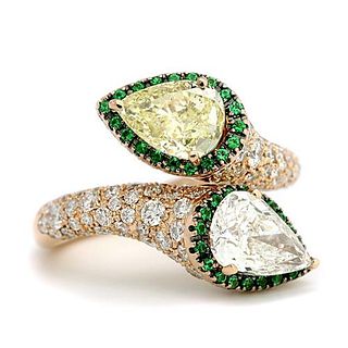 GIA Certified Fancy Yellow Diamond Ring