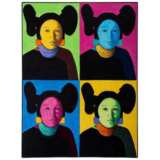 David Bradley
(Chippewa, b. 1954)
Hopi Maiden, Homage to Warhol, 2007