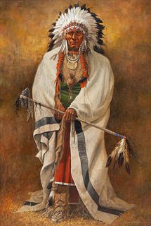 Dan Bodelson
(American, b. 1949)
Powder Face Arapahoe Chief