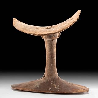 Egyptian 11th to 13th Dynasty Carved Wood Headrest