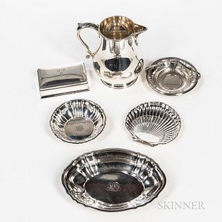 Six Pieces of Gorham Sterling Silver Tableware