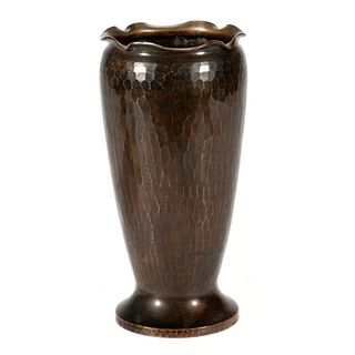 Roycroft Hammered Copper Vase