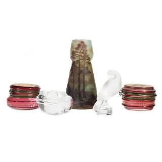 A Collection of Steuben and Art Glass Objects