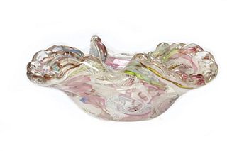 A Millefiori Art Glass Bowl