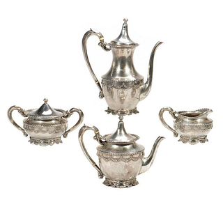 Shreve & Co San Francisco Sterling Silver Tea and Coffee Service