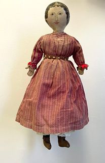 Very Fine Early Cloth Doll
