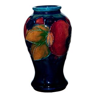 Small Moorcroft Pottery Vase, Pomegranate Pattern