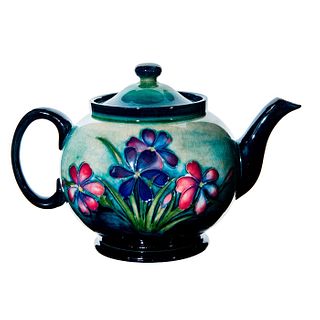 Moorcroft Art Pottery Floral Teapot