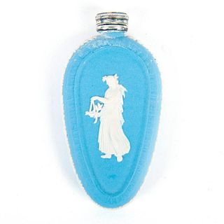 Vintage Wedgwood Blue Jasperware Perfume Bottle