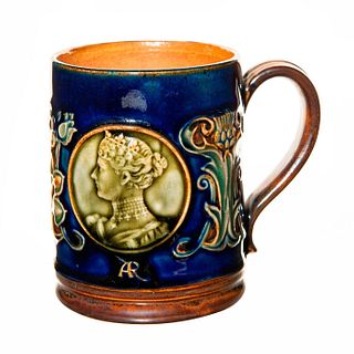 Royal Doulton Commemorative Mug, King Edward VII and Alexandra