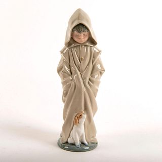 Boy with Hood 02000354 - Nao Porcelain Figure by Lladro