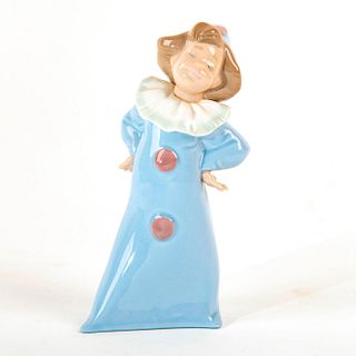 Clown Girl Blue Dress - Nao Porcelain Figure by Lladro