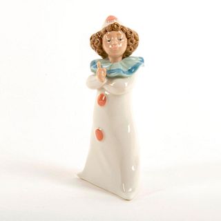 Clown Girl White Dress - Nao Porcelain Figure by Lladro